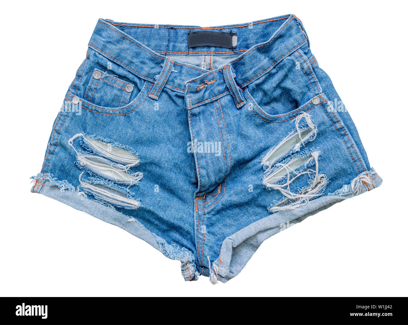 Jean shorts isolated hi-res stock photography and images - Alamy