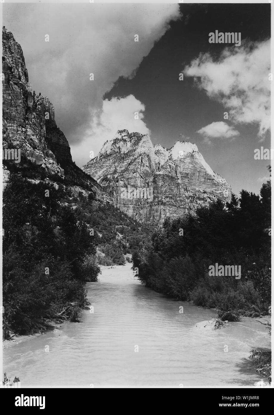 The Monastery. Virgin River in foreground Stock Photo Alamy