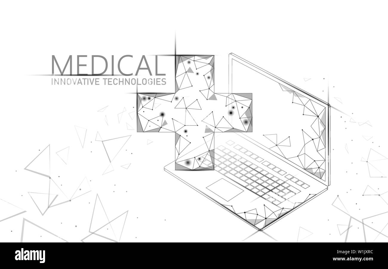 Medical Cross Symbol Doctor Online Concept Medical Consultation