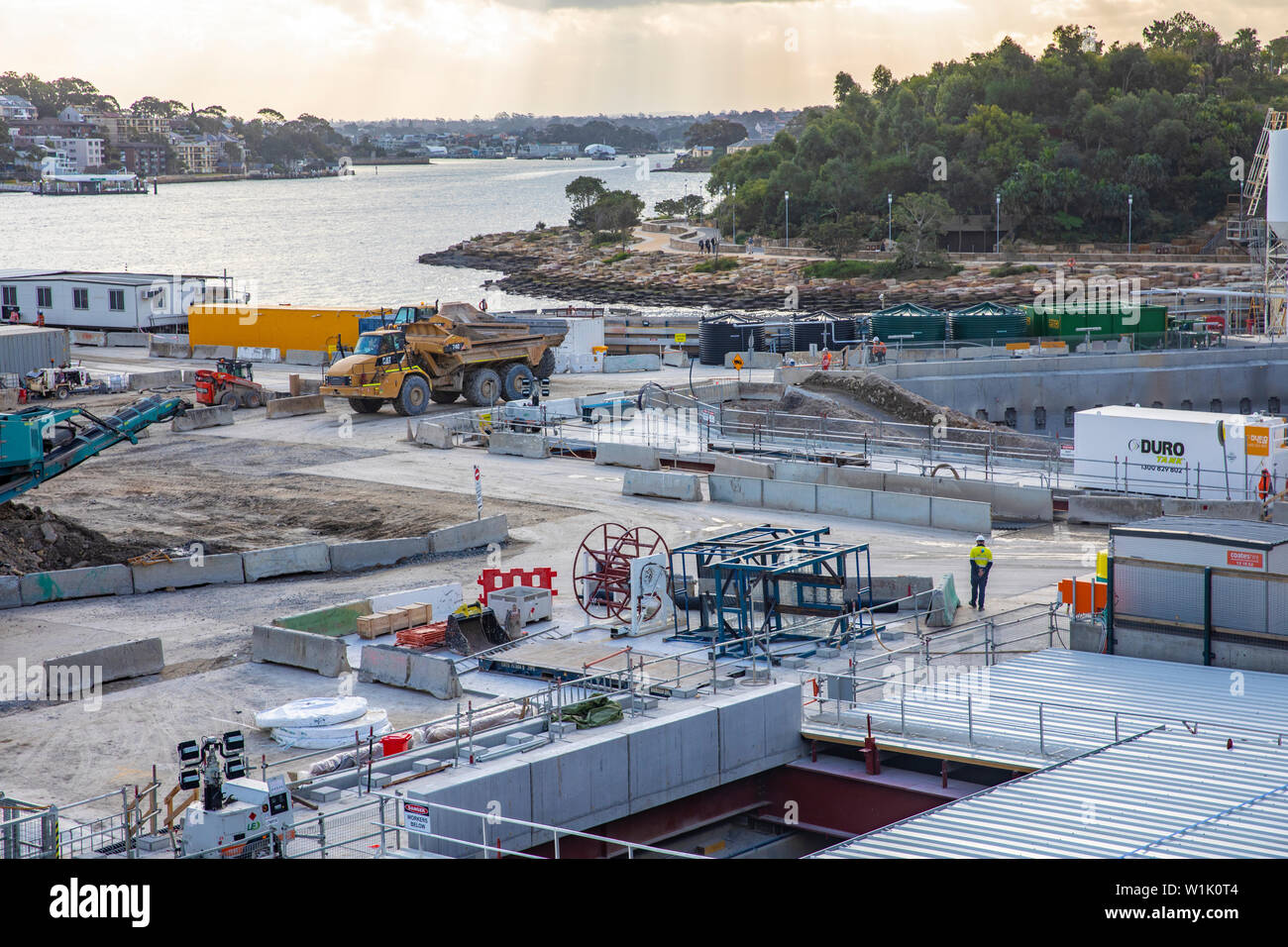 Sydney, construction work at Barangaroo in Sydney city centre,Australia