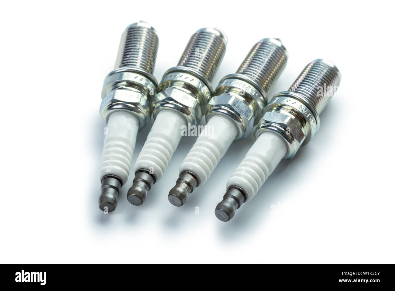 spark plugs isolated on white Stock Photo Alamy
