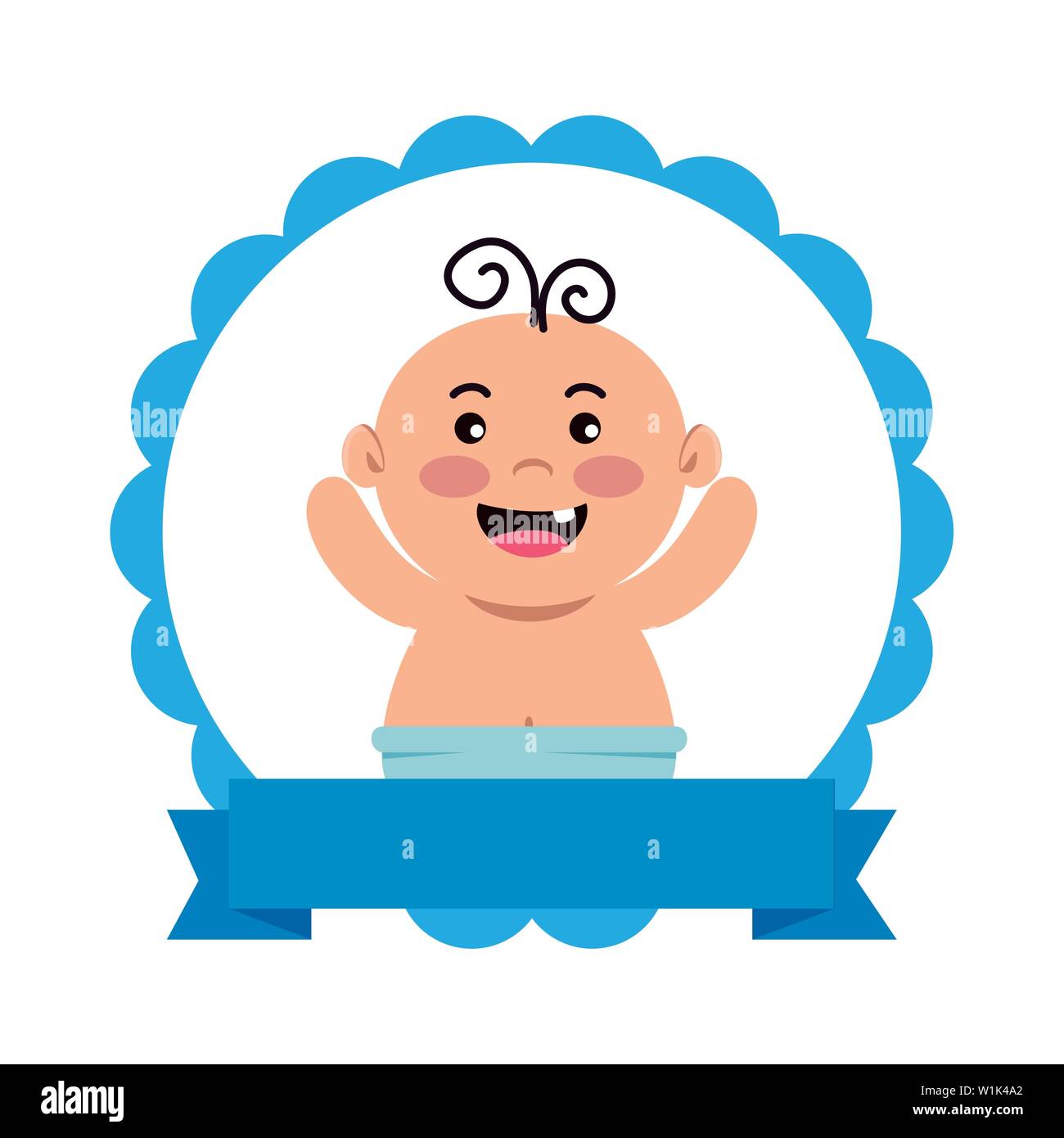 lace-with-cute-little-baby-boy-stock-vector-image-art-alamy