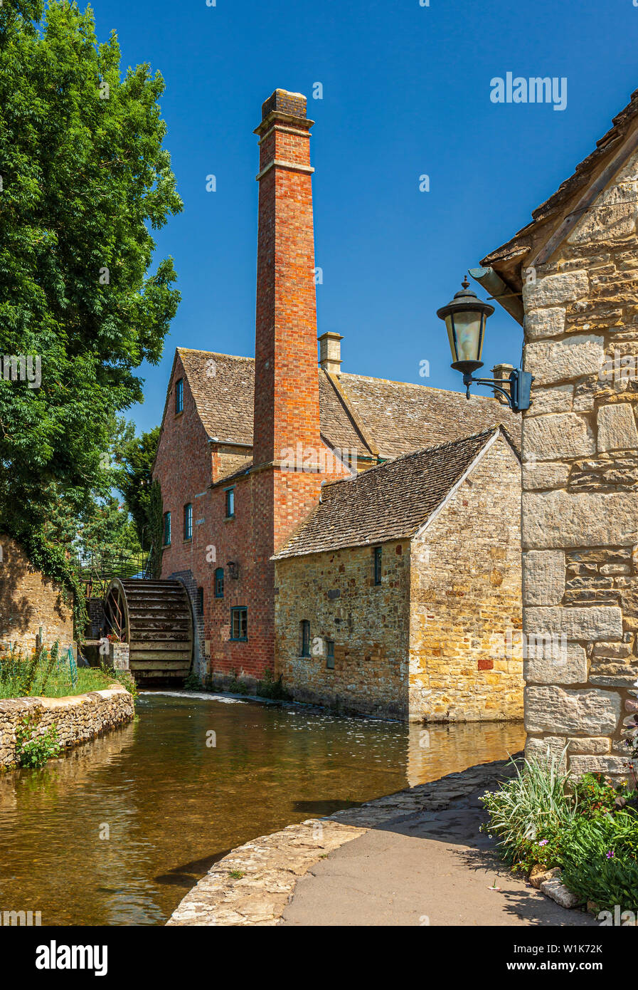 The Old Mill, Lower Slaughter. Stock Photo