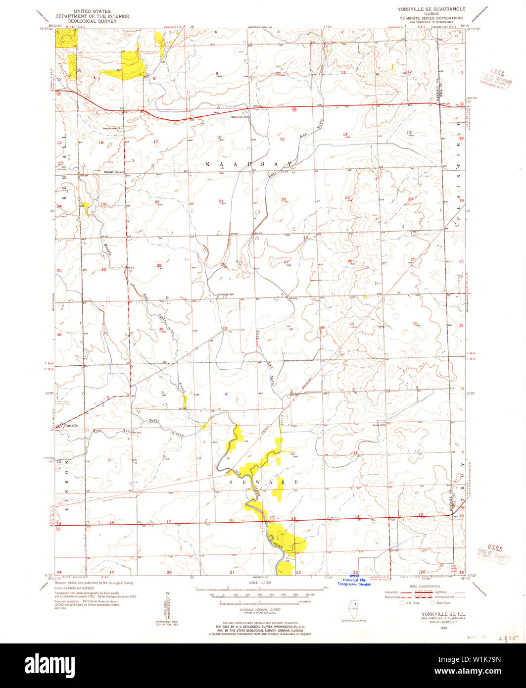 Map of yorkville hires stock photography and images Alamy