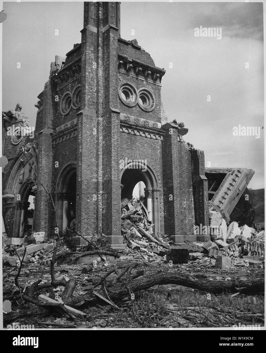 Victim of the Atom Bomb Explosion over Nagasaki.; General notes:  Use War and Conflict Number 1245 when ordering a reproduction or requesting information about this image. Stock Photo