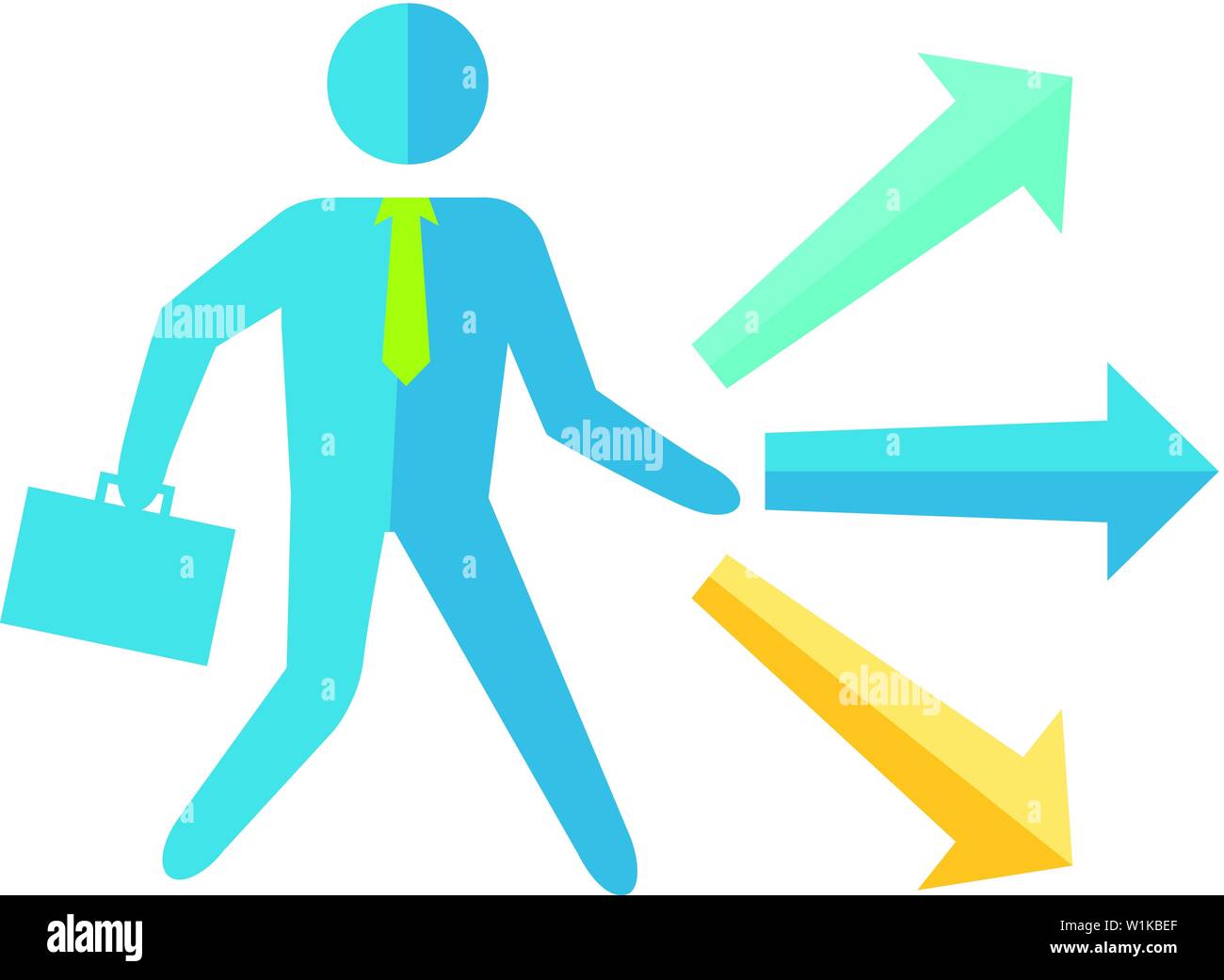 Career choice vector vectors hi-res stock photography and images - Alamy