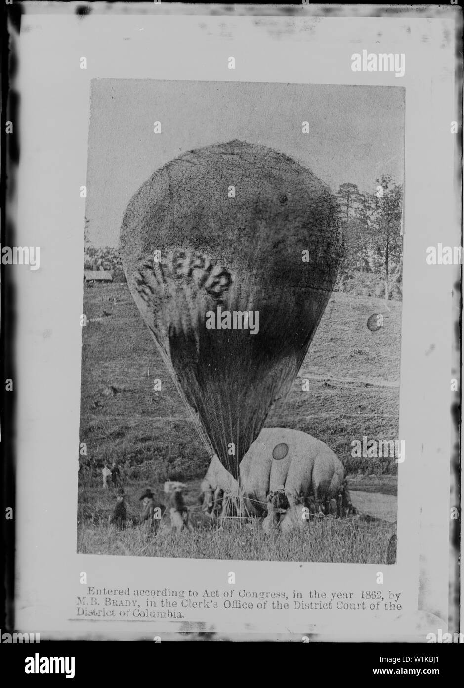 View of balloon ascension Stock Photo Alamy