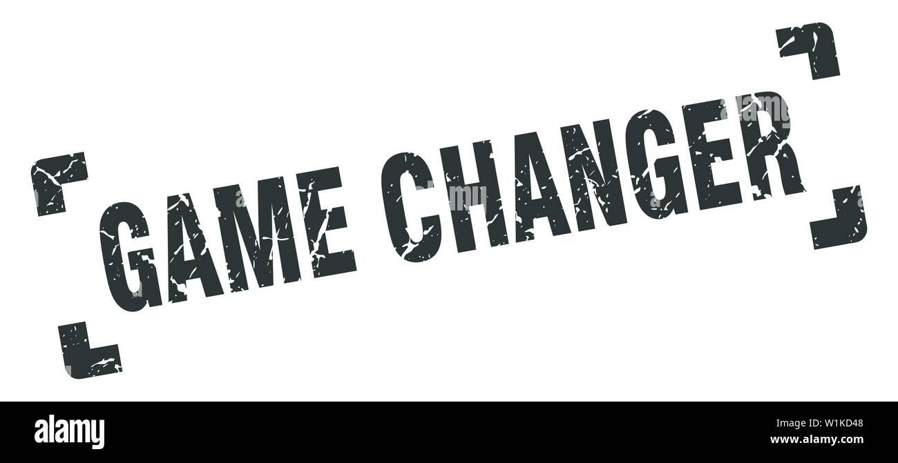 game changer stamp. game changer square grunge sign. game changer Stock