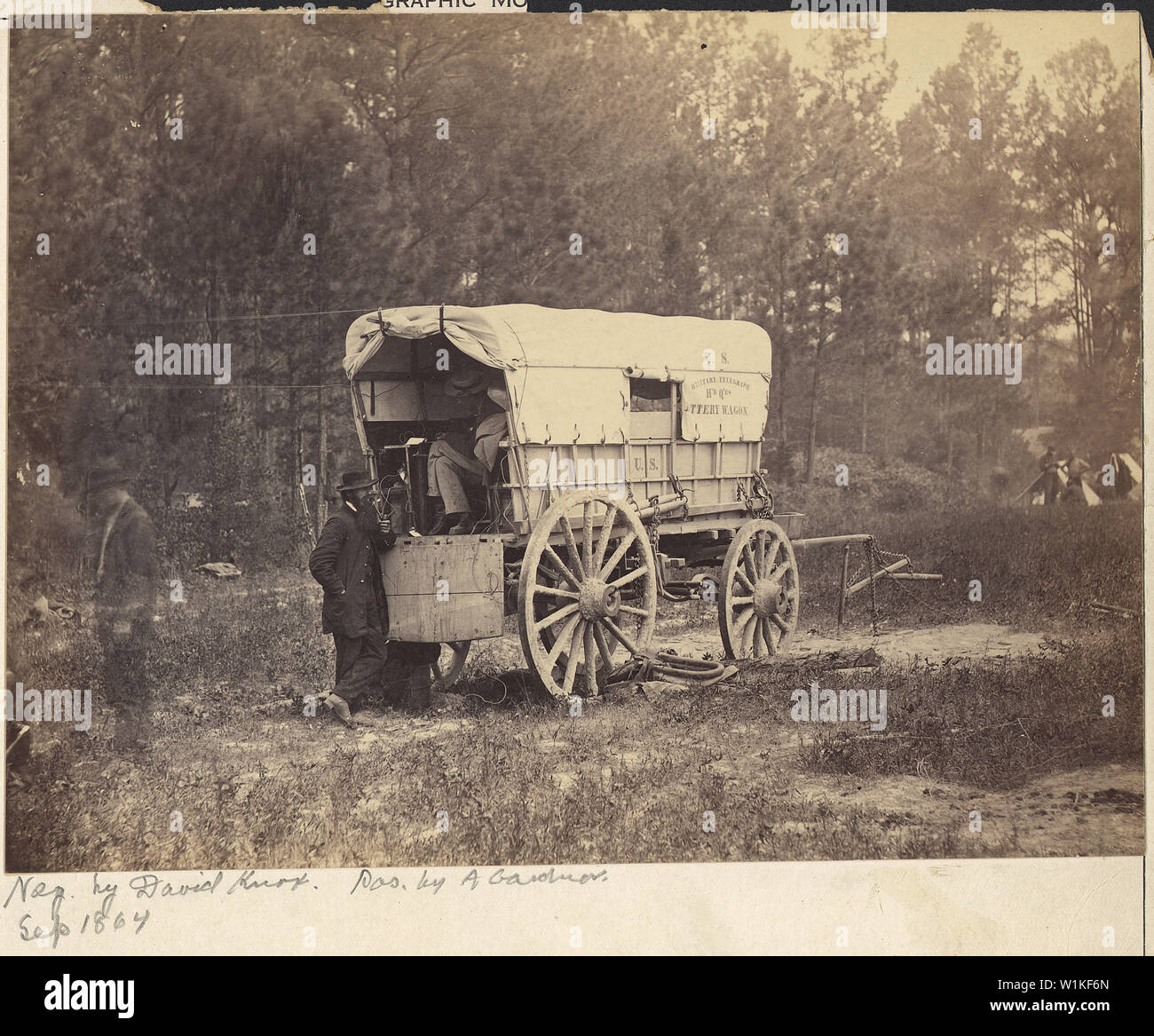 Virginia, Petersburg, Field Telegraph Battery Wagon Stock Photo Alamy