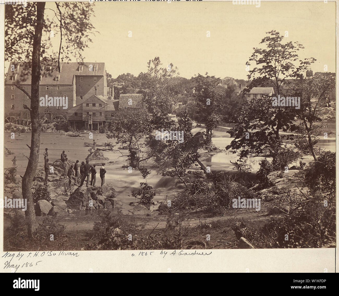 Virginia, Petersburg, Johnson's Mill Stock Photo Alamy