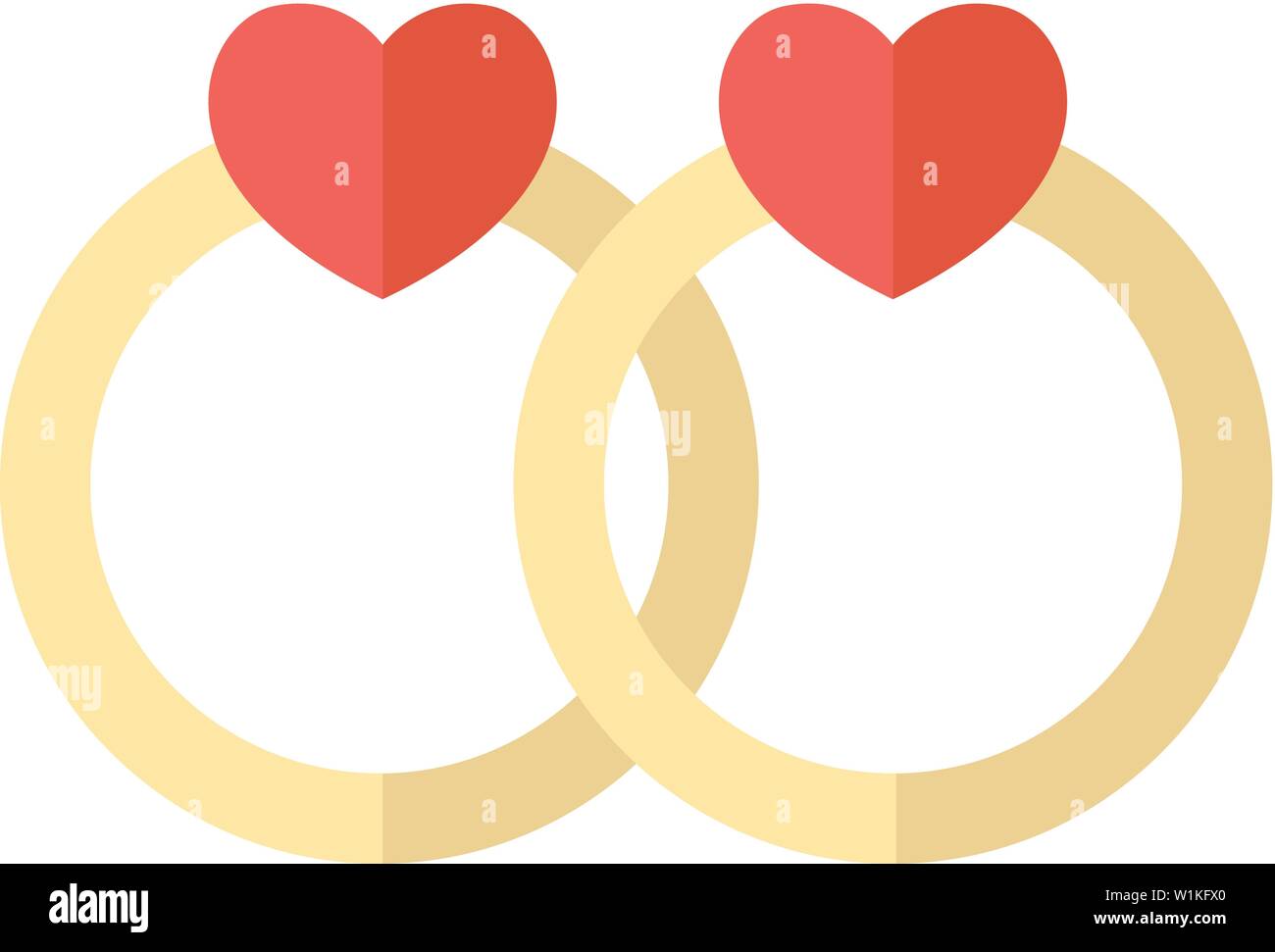 Love crystal color icons Stock Vector Images - Alamy