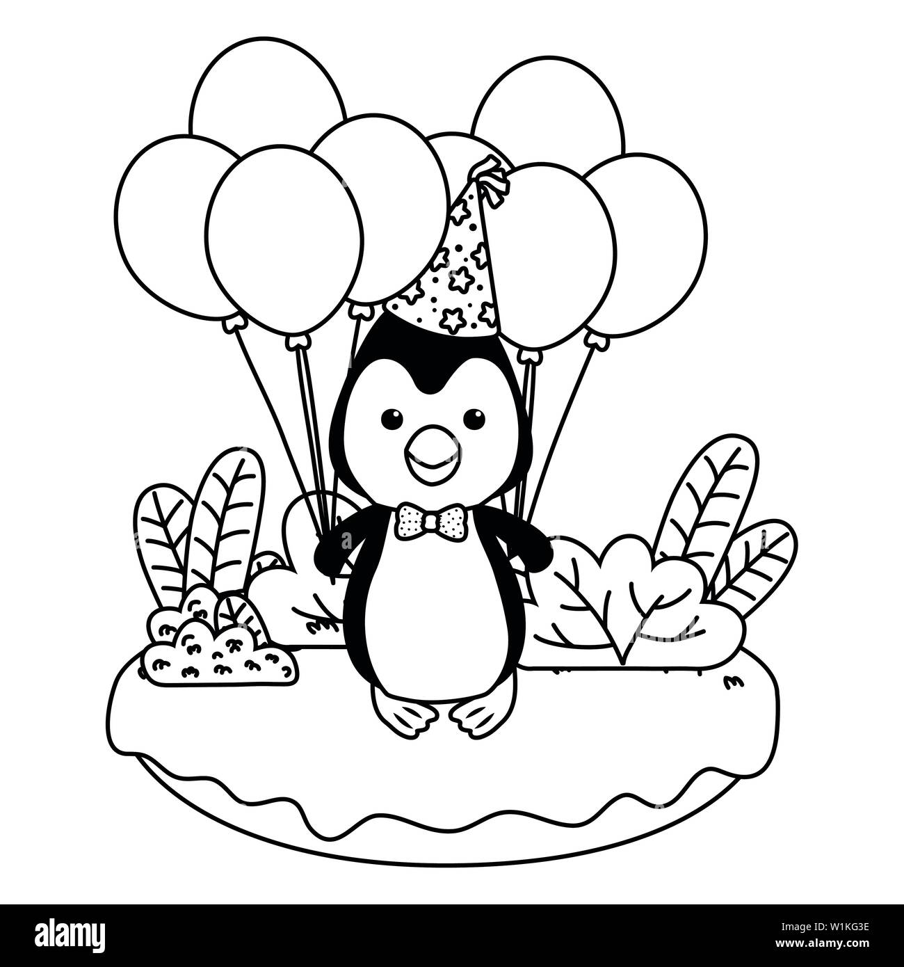 Happy Birthday Penguin Clip Art