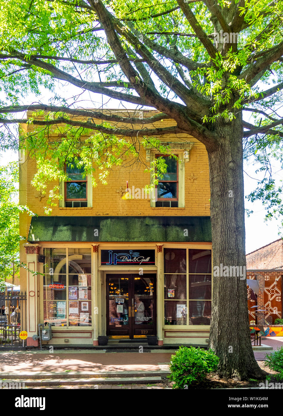 JP's Bar & Grill on Market House Square Paducah Kentucky USA Stock