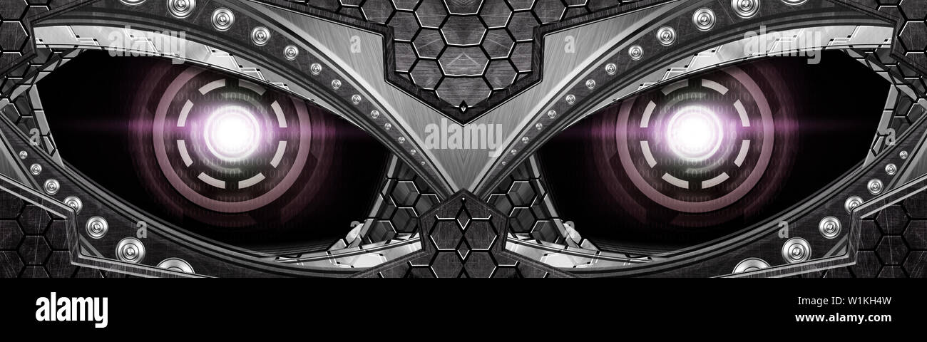 abstract robot eye Stock Photo - Alamy