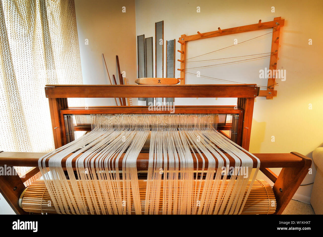 Our friend Joanie has this wonderful Tools of the Trade loom, made in