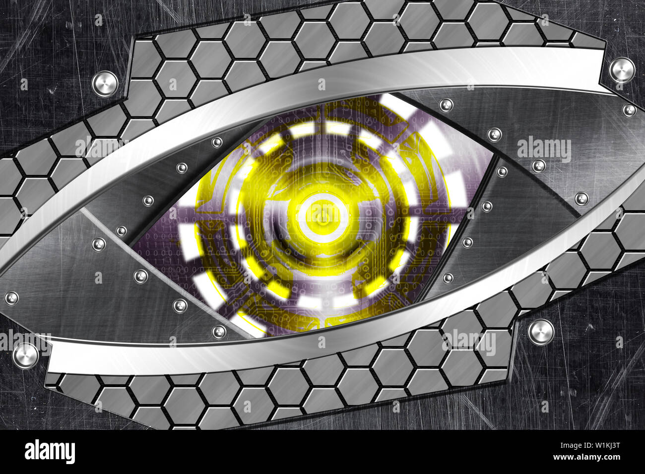 abstract robot eye Stock Photo - Alamy