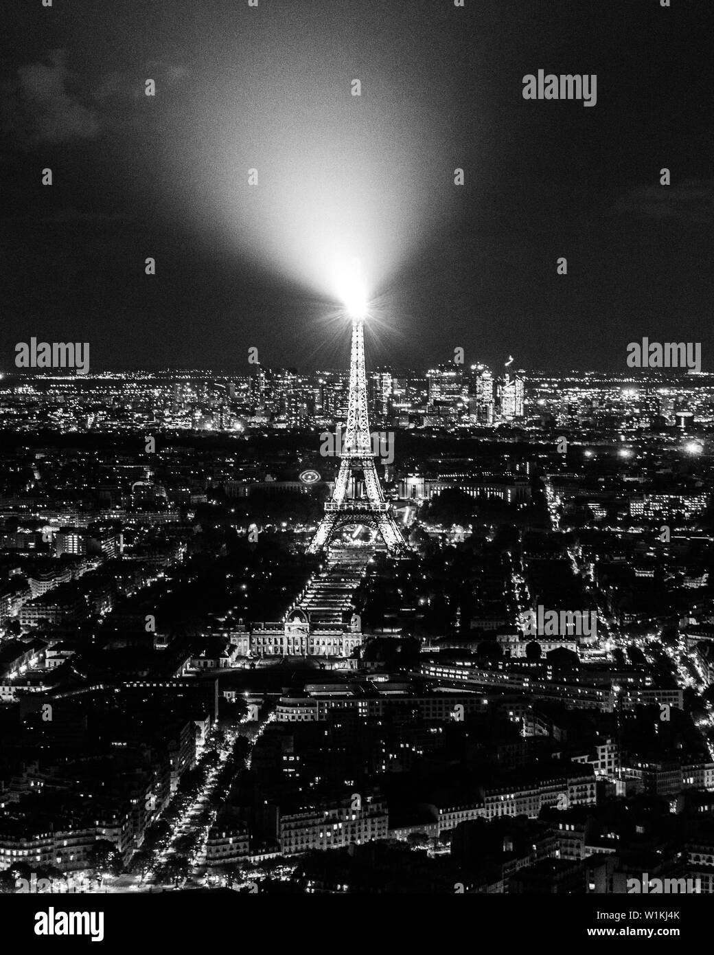 Short trip to Paris through a black and white lense Stock Photo