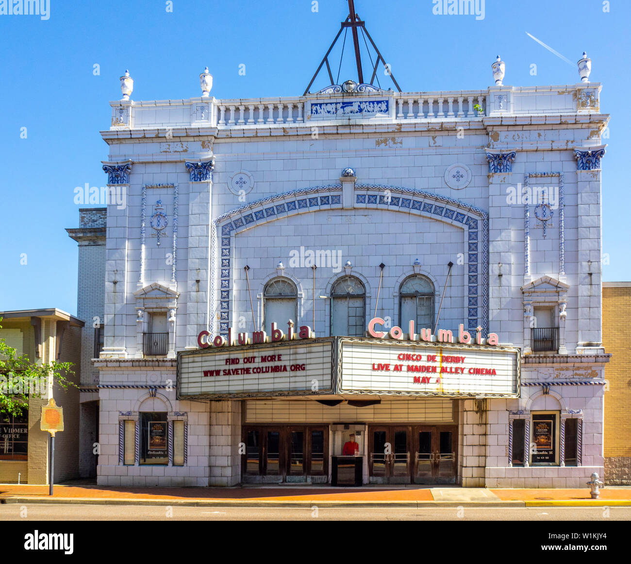 Columbia Theater on Broadway Paducah Kentucky USA. Stock Photo