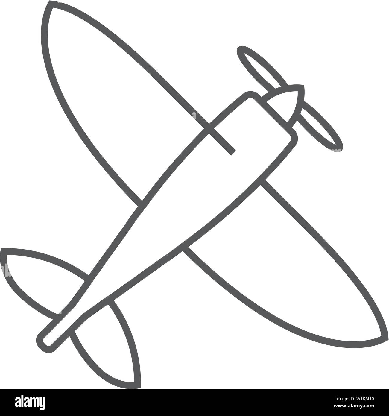 Old airplane biplane engraving vector Old airplane biplane vector  illustration scratch board style imitation hand drawn  CanStock