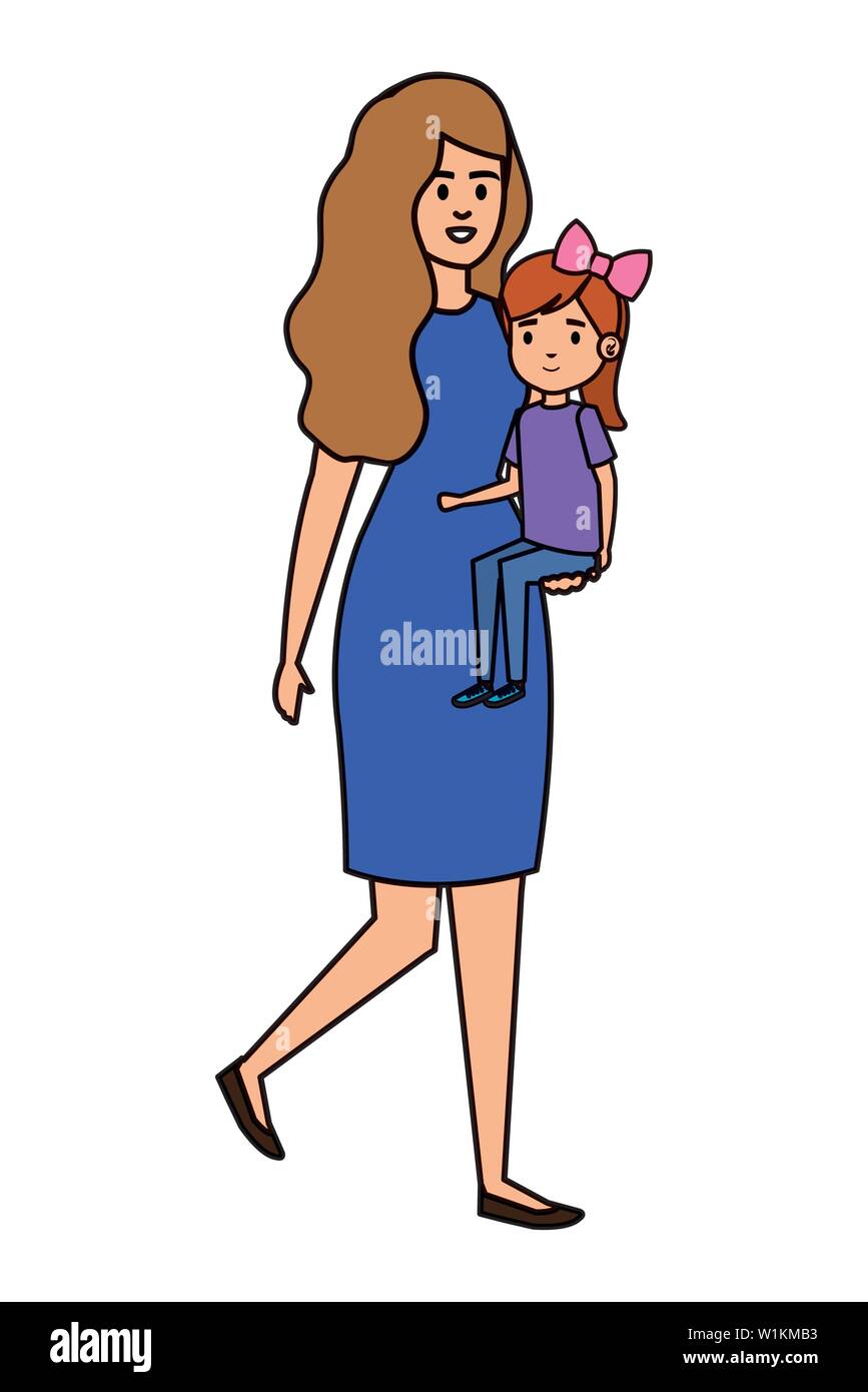 happy student girl with female teacher Stock Vector Image & Art - Alamy