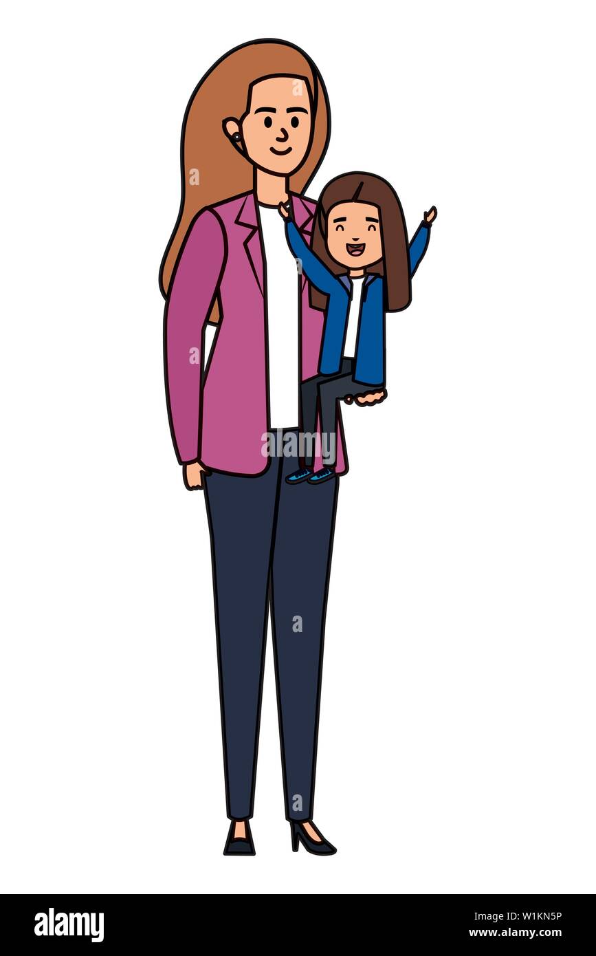 happy student girl with female teacher Stock Vector Image & Art - Alamy