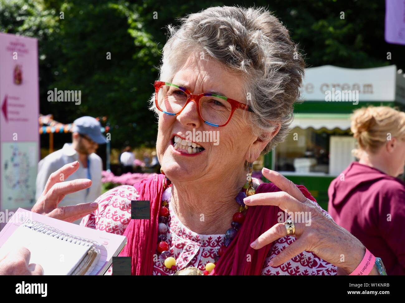 Prue Leith RHS Hampton Court Palace Gardening Festival Hampton Court Prue Leith RHS Hampton Court Palace Gardening Festival Hampton Court