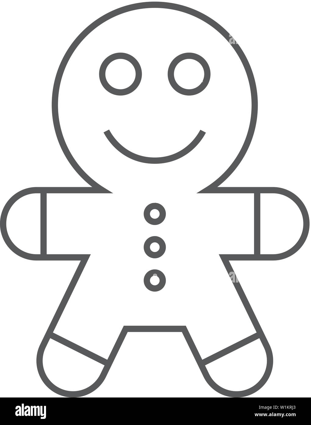 Gingerman cookie Black and White Stock Photos & Images - Alamy