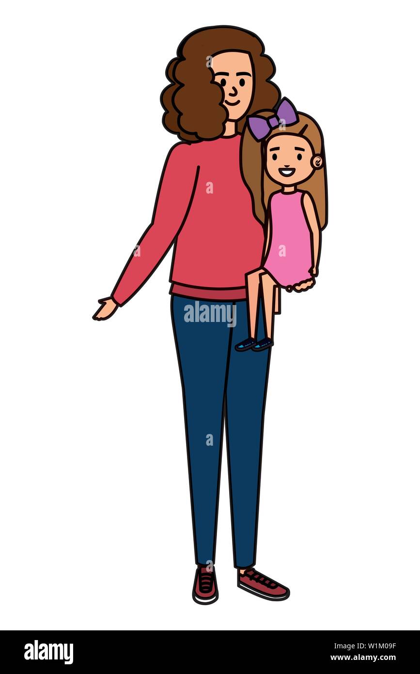 happy student girl with female teacher Stock Vector Image & Art - Alamy