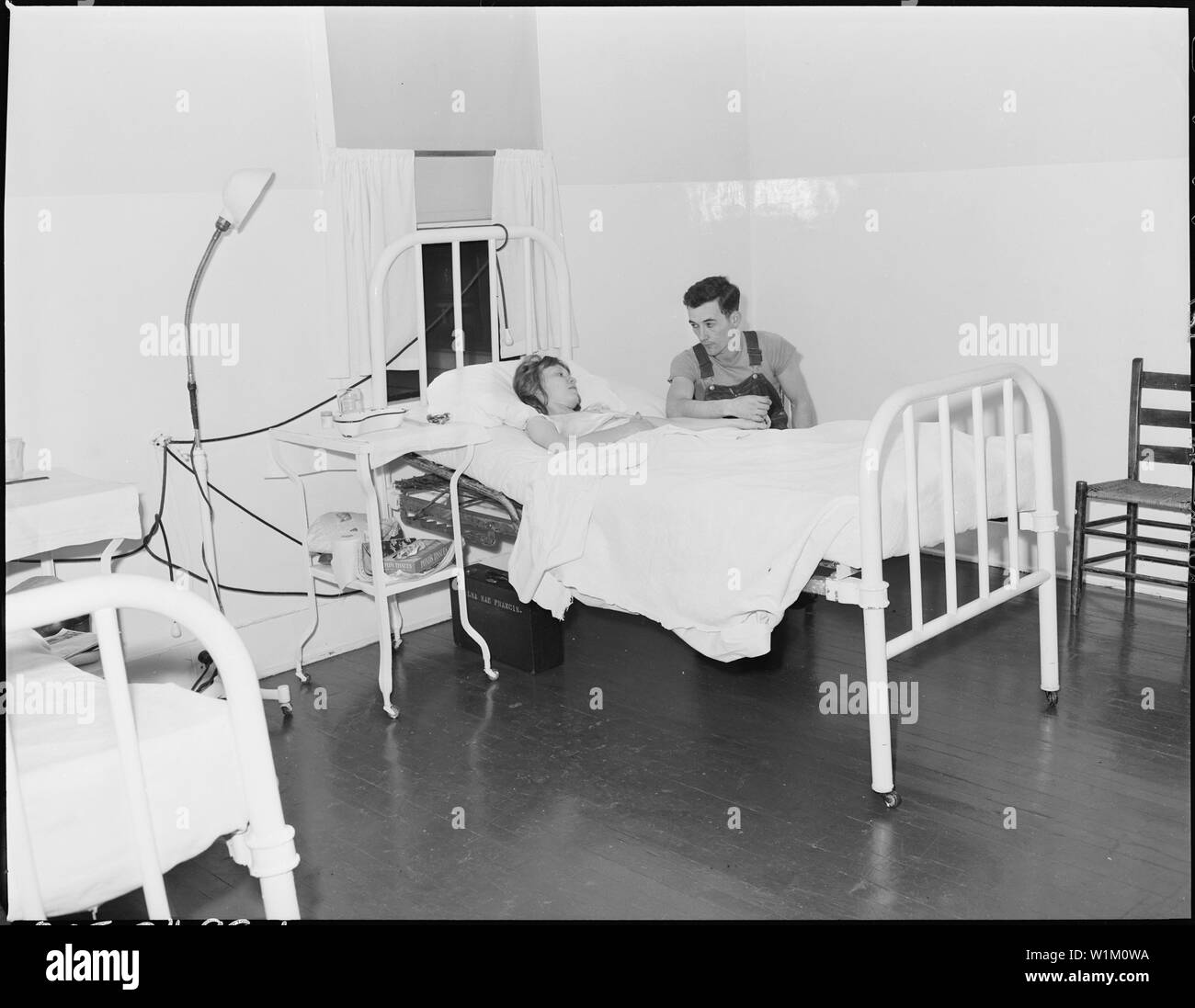 Women's ward in hospital owned by the company. Black Mountain