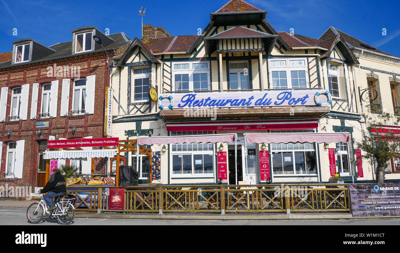 Restaurant du Port, Le Crotoy, Bay de Somme, Somme, Haut-de-France, France  Stock Photo - Alamy