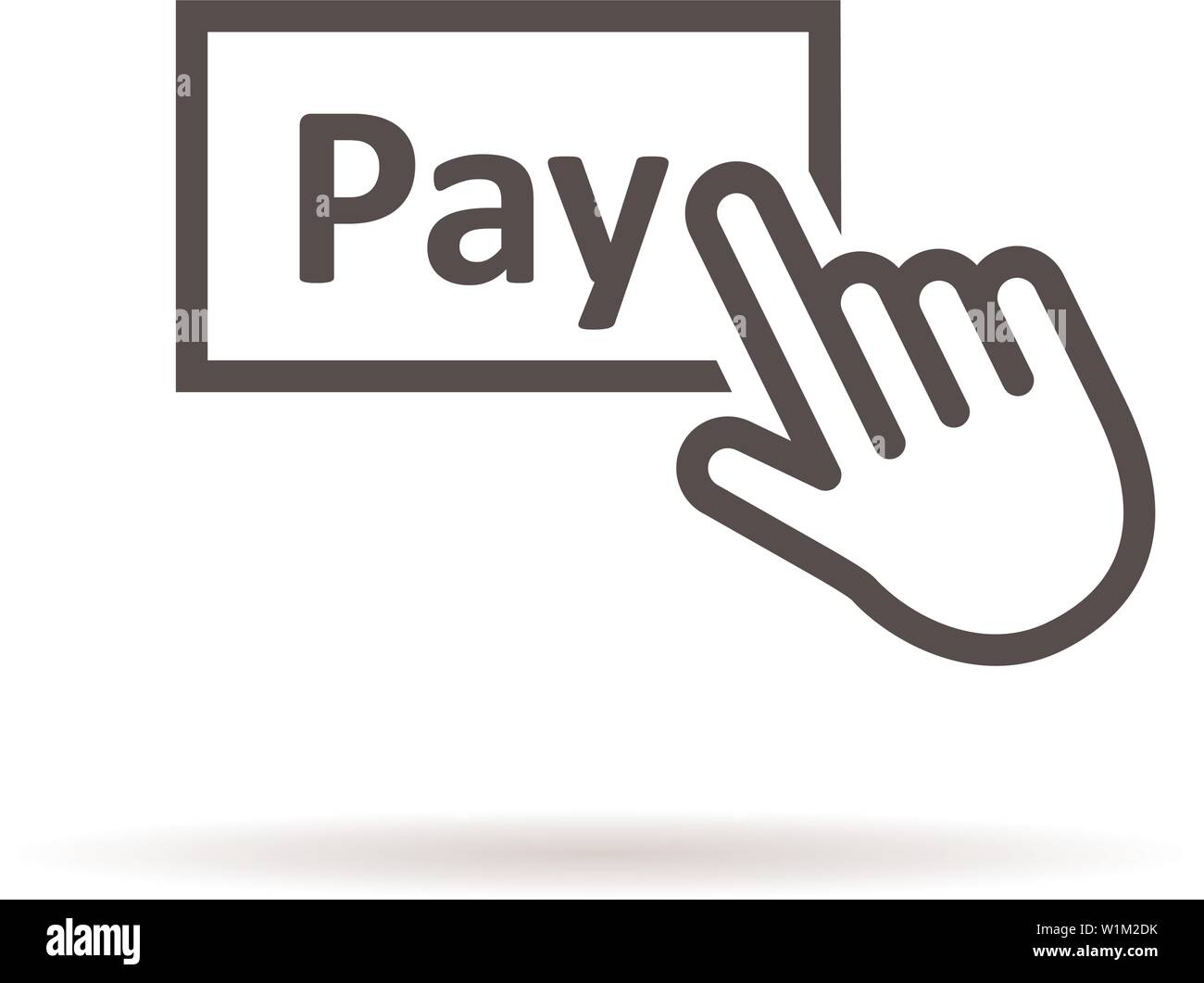Online bill pay black Cut Out Stock Images Pictures Alamy