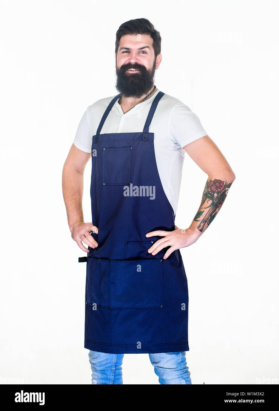 male cooking apron