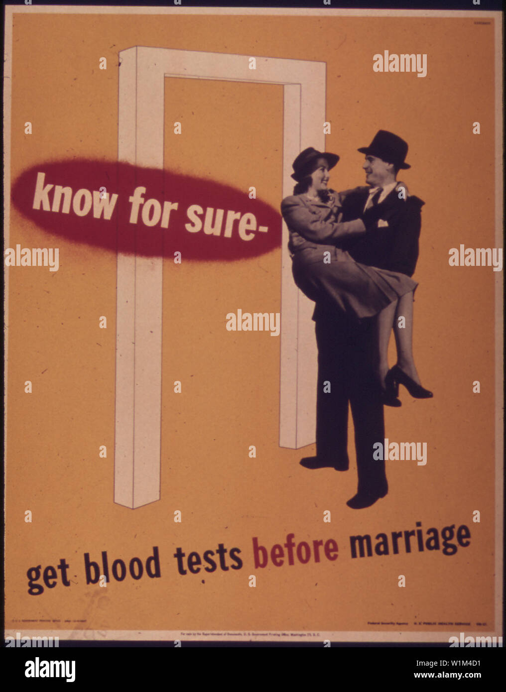 know for sure. Get a blood tests before marriage Stock Photo Alamy