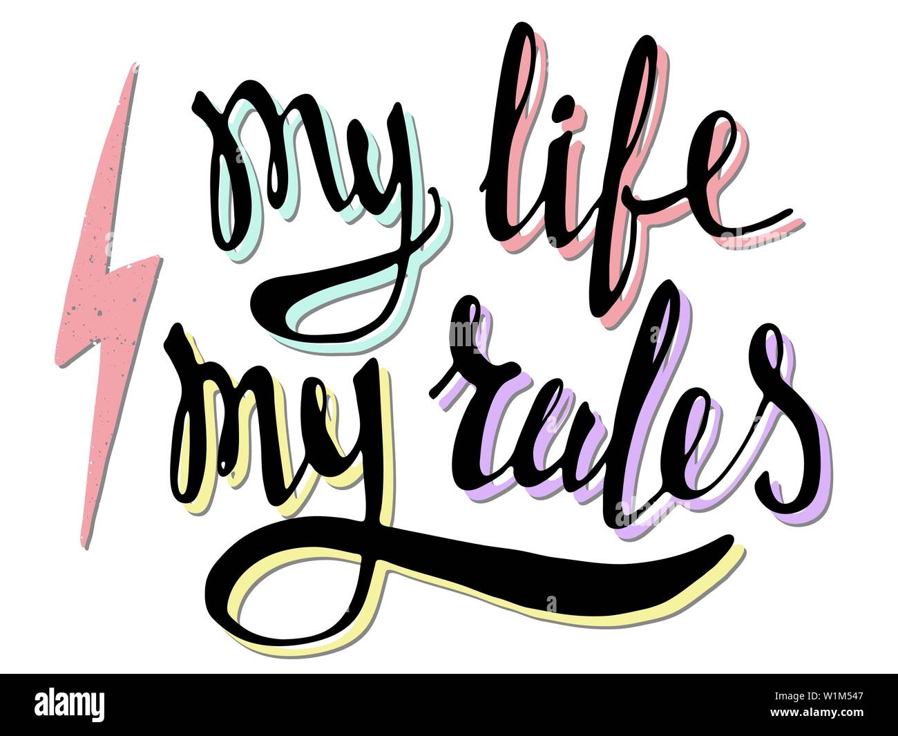 My Life My Rules Decal Sticker Car Window Bumper Personalized Lettering  BLACK X2 | eBay