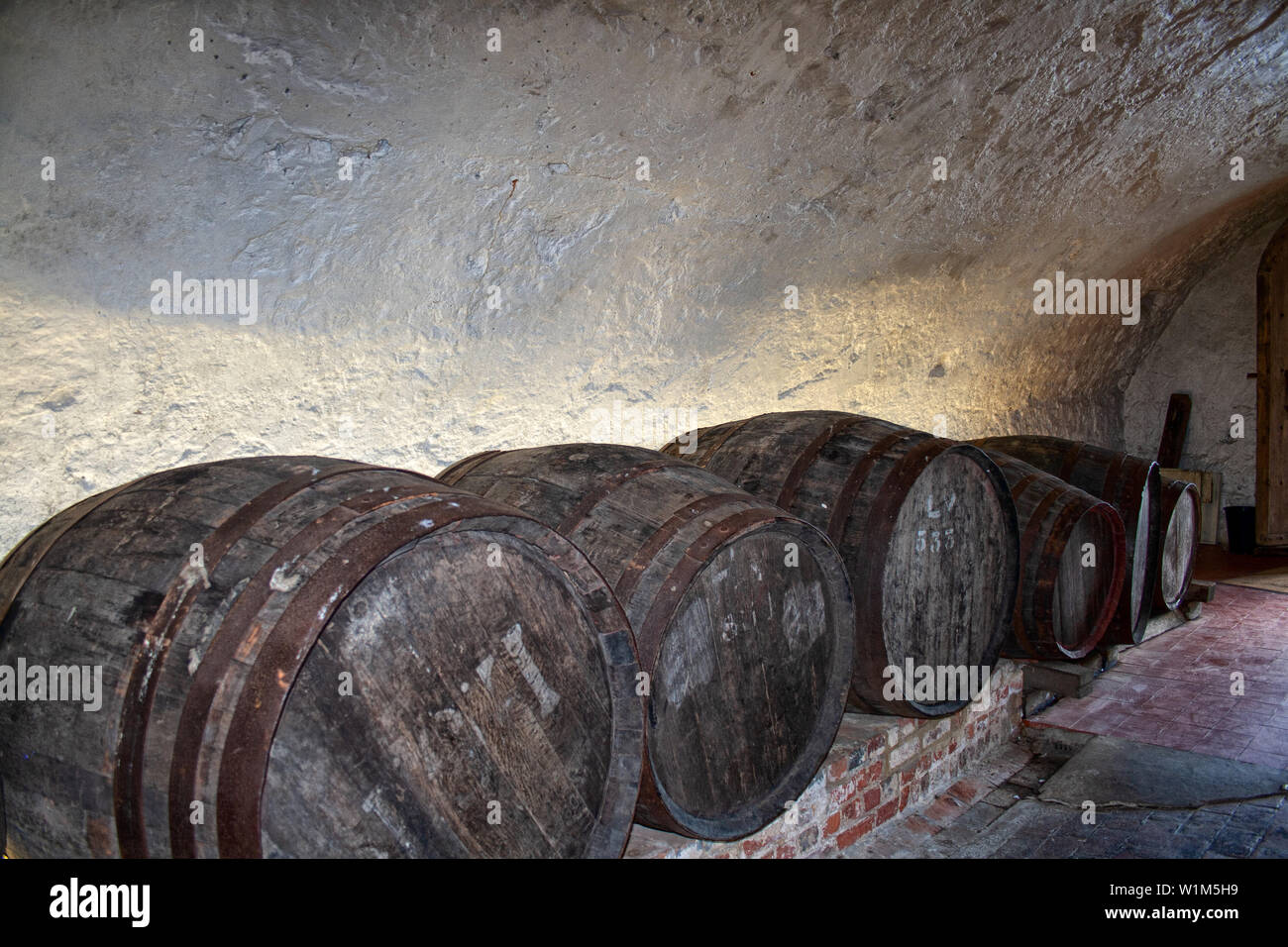 Wine Cellars, Leeds Castle, Maidstone, Kent Stock Photo Alamy