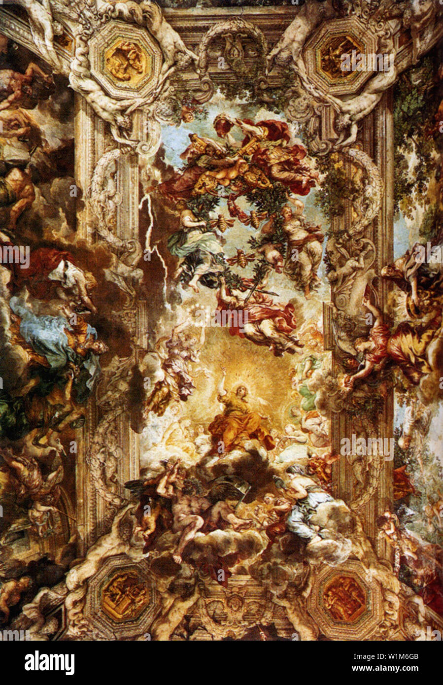 Pietro da Cortona - Allegory Divine Providence Barberini Power 1639 Stock Photo