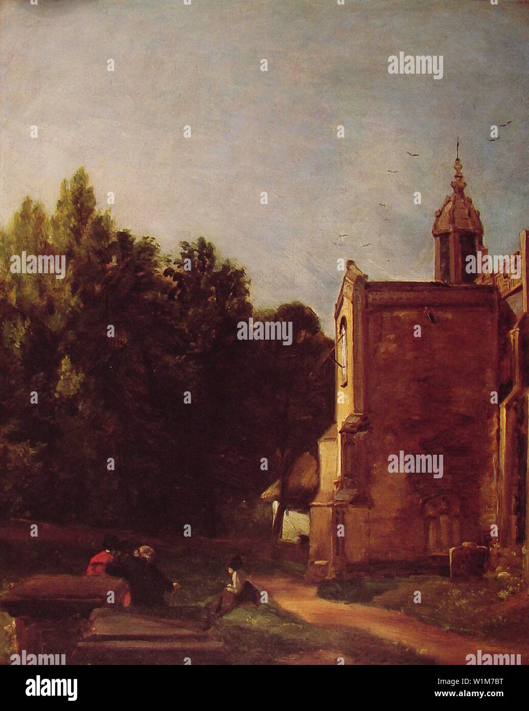 John Constable Church Porch 1810 Stock Photo Alamy