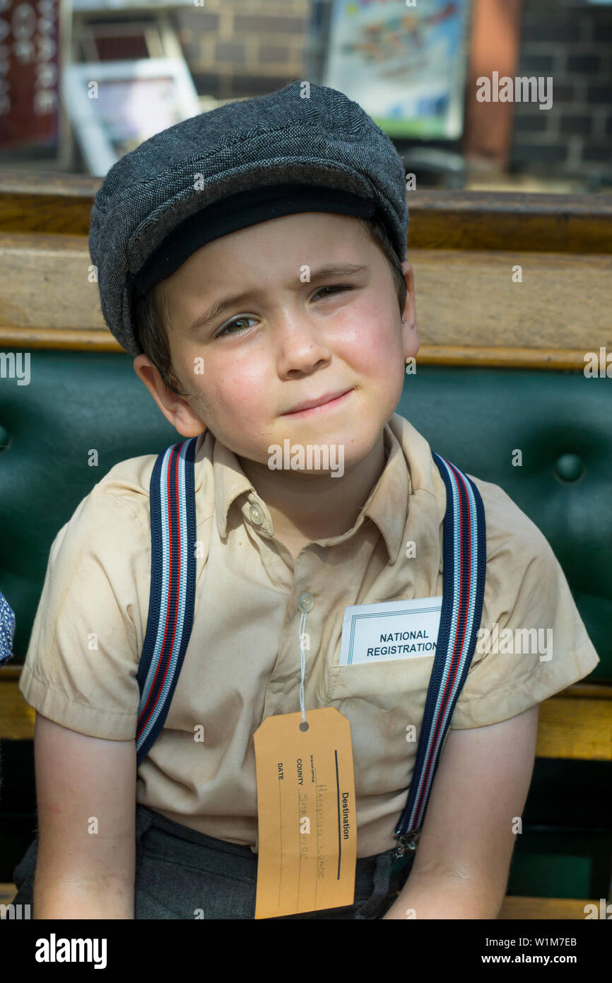 Kidderminster, UK. 29th June, 2019. Severn Valley Railways 'Step back to the 1940's' gets off to