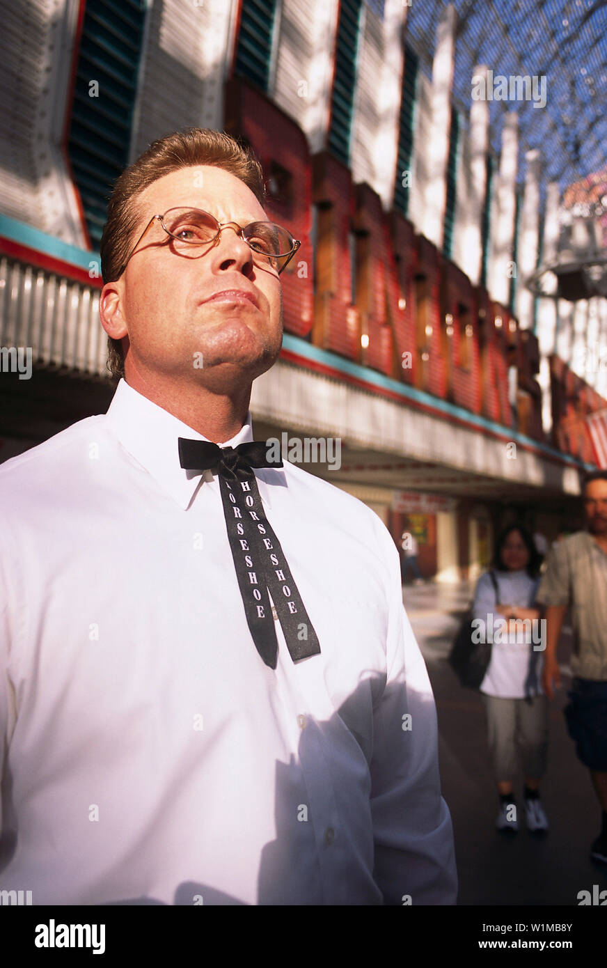 Binion Horseshoe Casino dealer, Las Vegas Nevada, USA Stock Photo Alamy