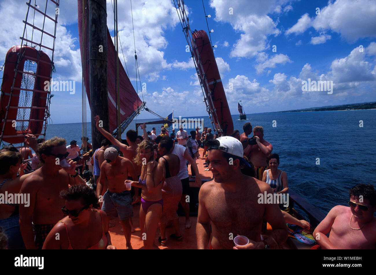 Pirate Cruise, Barbados Karibik Stock Photo