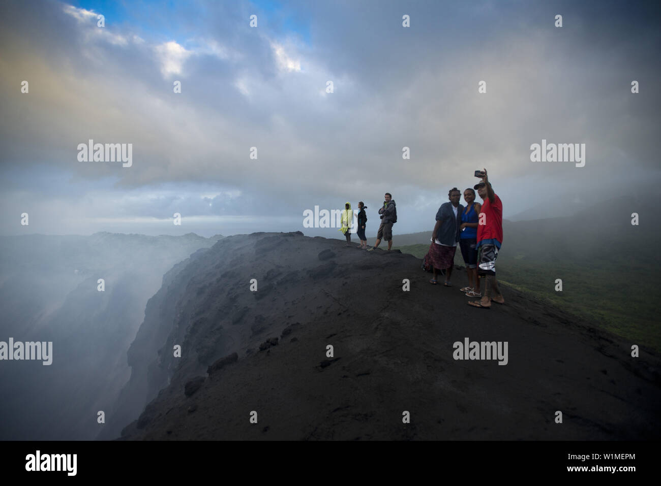 Volcano Rim Active Volcano rim hi-res stock photography and images - Alamy