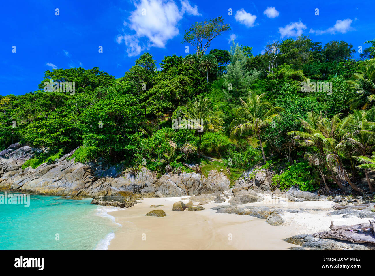 Freedom Beach Phuket Thailand Tropical Island With White
