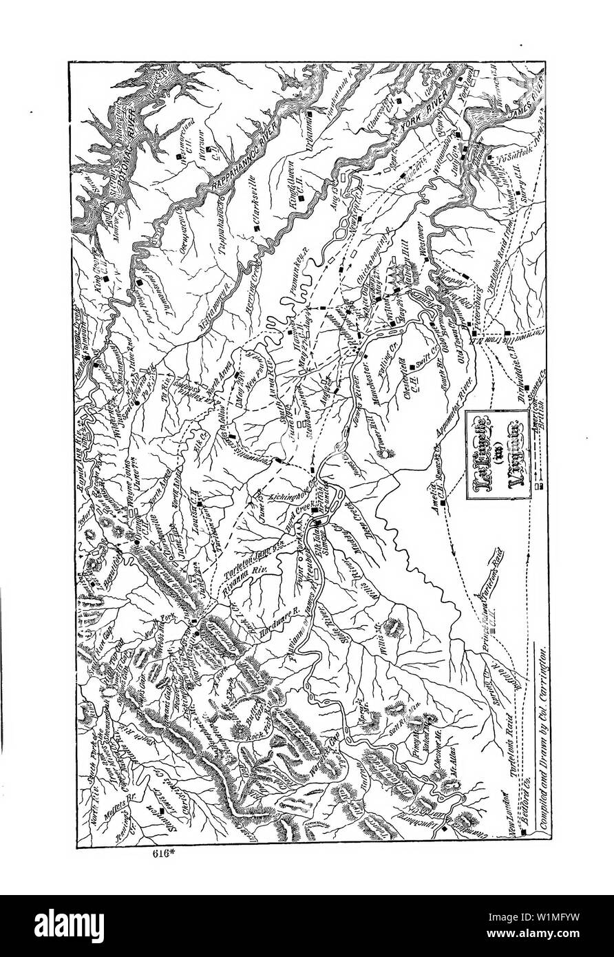 Old american maps Black and White Stock Photos & Images - Alamy