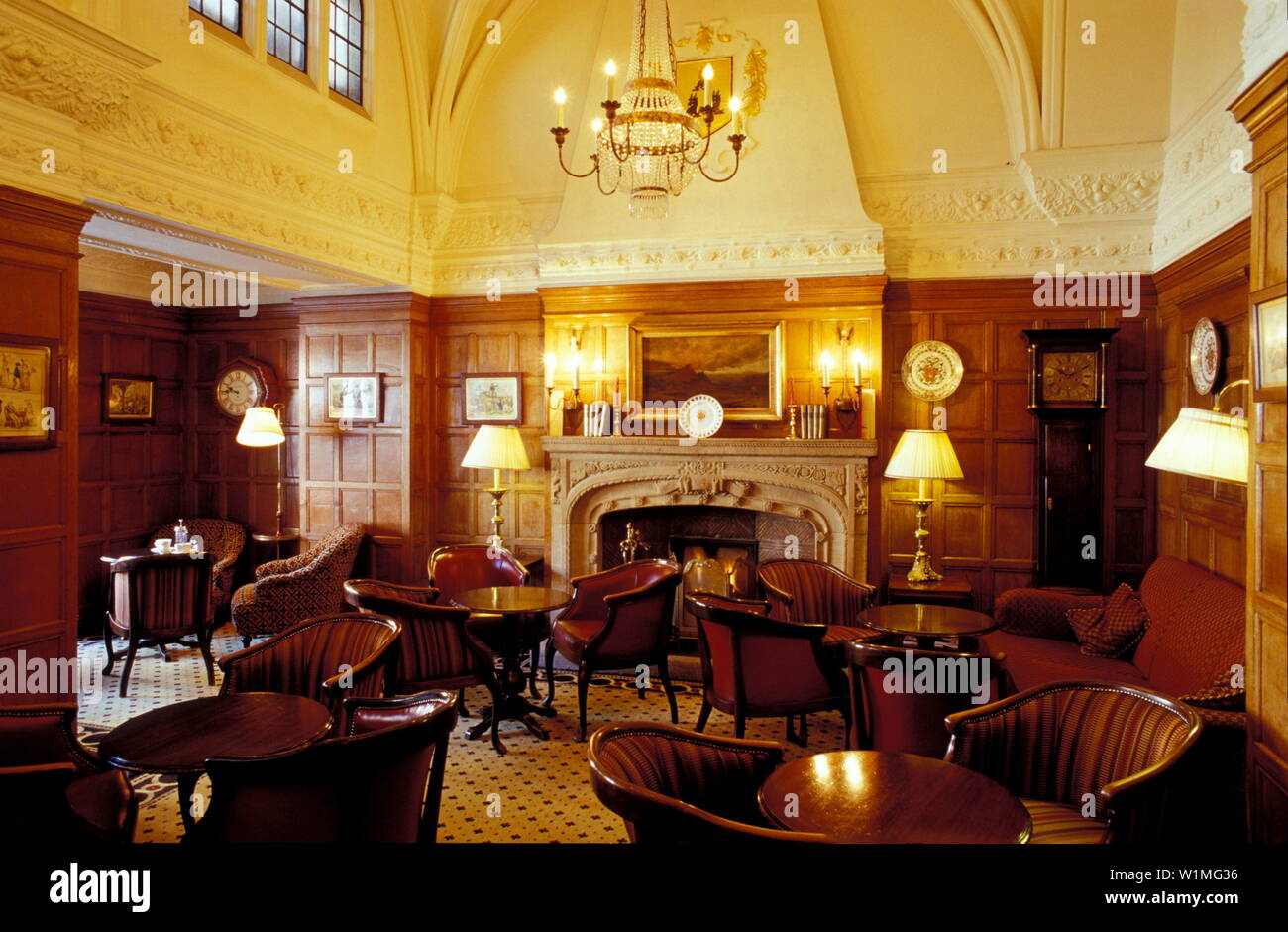 Randolph Hotel, Chapters Bar, Oxford, The Randolph Hotel, Europe, England Stock Photo