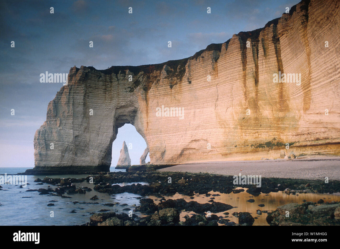 Etretat Normandie, Frankreich Stock Photo