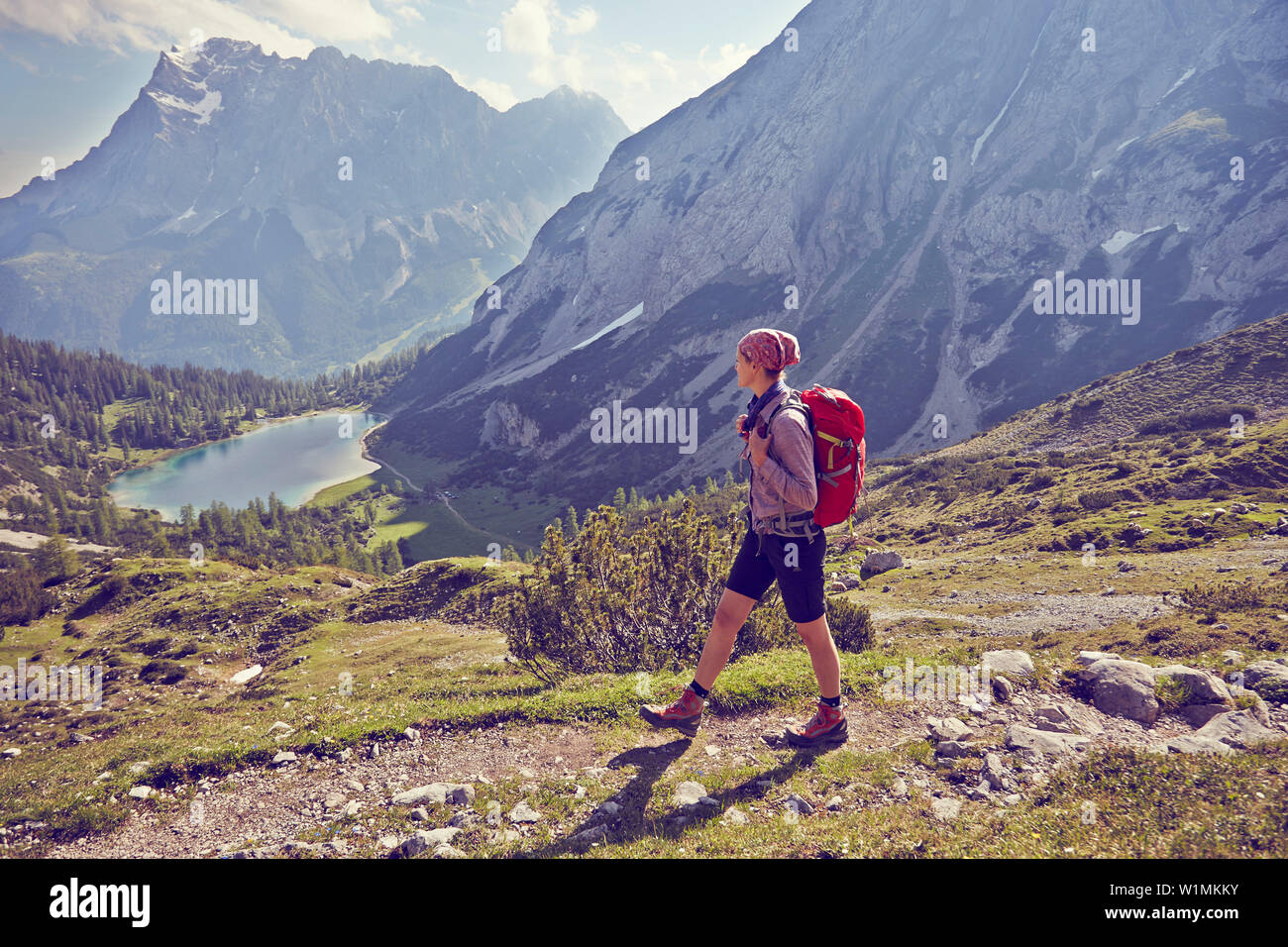 Woman 50 years old hiking hi-res stock photography and images - Alamy