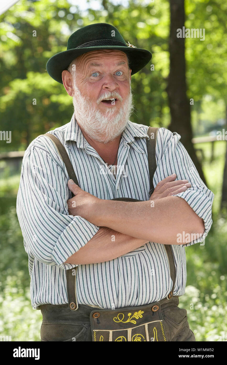 Mature man looking at camera Stock Photo