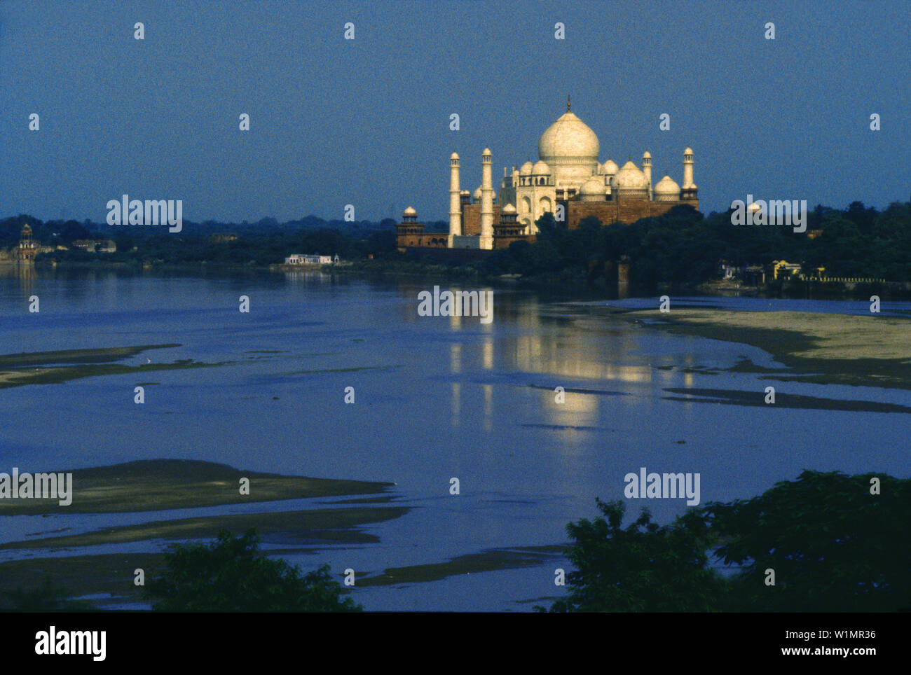 Taj Mahal, Yamuna River, Agra, Uttar Pradesh India, Asia Stock Photo ...