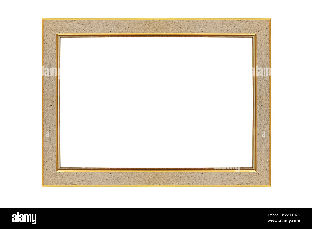 brown frame isolated on white background Stock Photo - Alamy