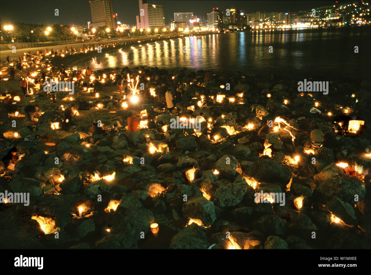 Shamanist Rituals On Lunar New Year Haeundae Busan South Korea Asia Stock Photo Alamy